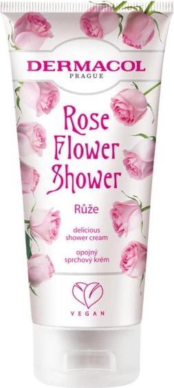 Xhel dushi kremoz për femra Dermacol Flower Shower Delicious Rose, 200ml