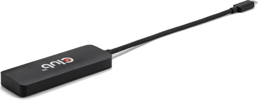 MST-Hub Club3D USB Type-C në 3x HDMI 4K60Hz, i zi