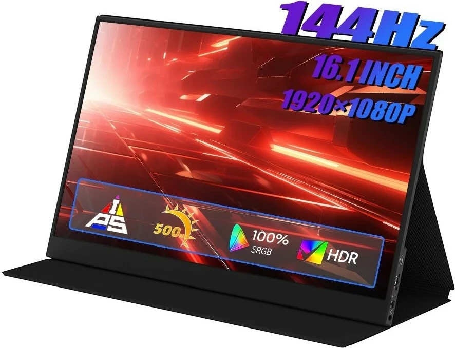 Monitor Zeuslap P16A 16.1 inç, Full HD, 144Hz, IPS, i zi