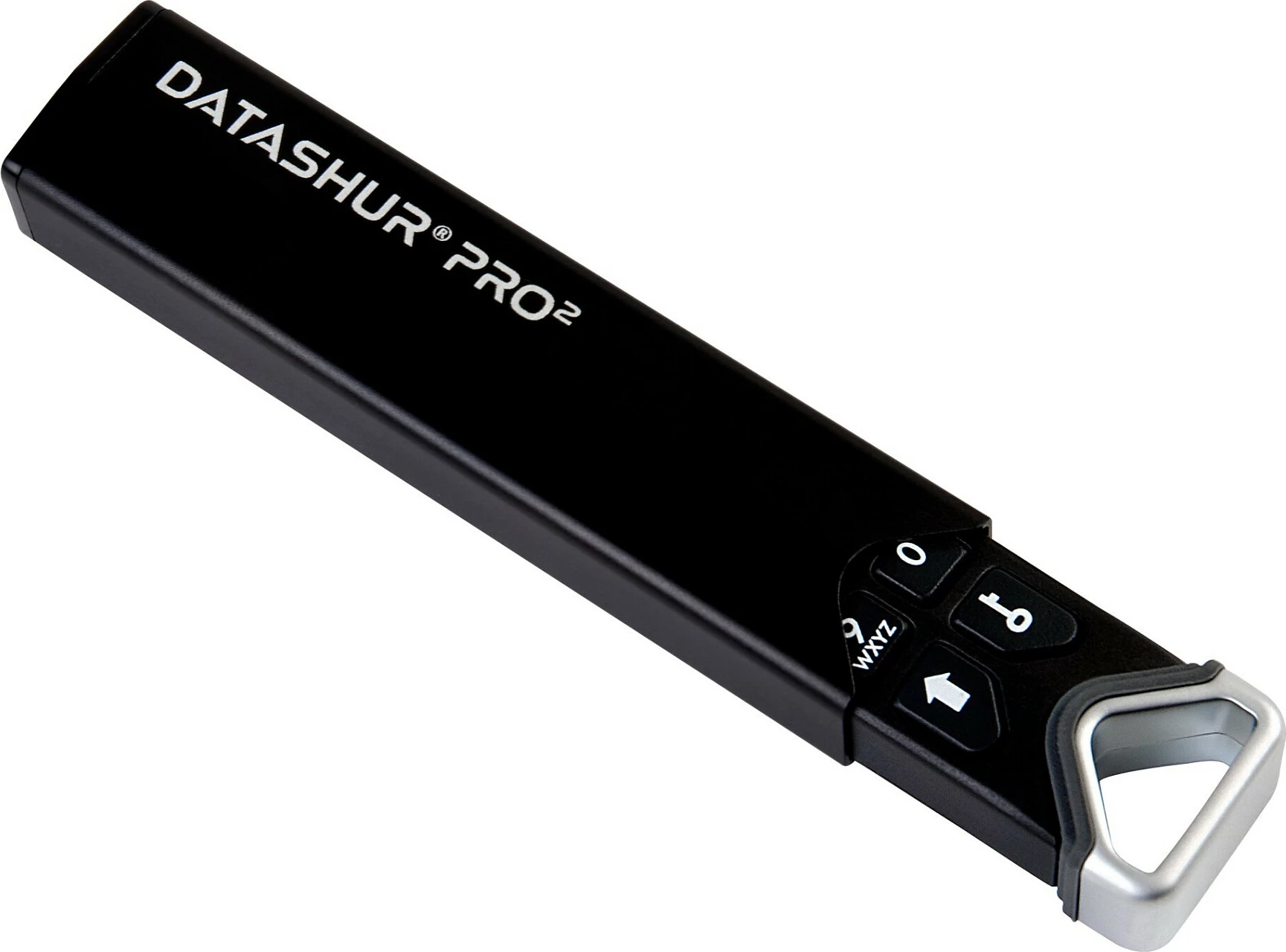 USB stick iStorage datAshur PRO2, 4GB, USB-A, me tastierë, i enkriptuar, IP68, zi