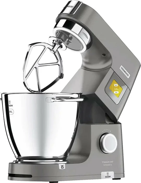 Mikser kuzhine Kenwood Titanium Chef Patissier XL KWL90.164SI, enë inox, ngjyrë argjend