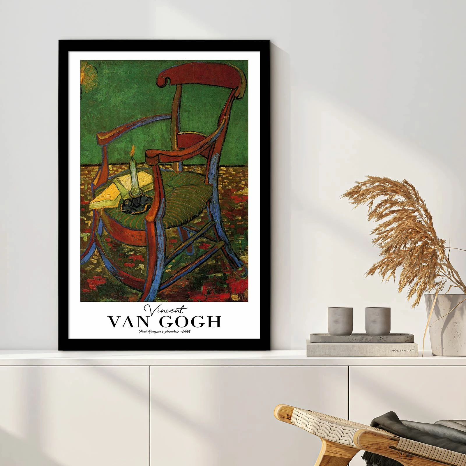 Pikturë dekorative me kornizë, Wallity, shumëngjyrëshe, 4262SYHGOGH-005, 42x62cm