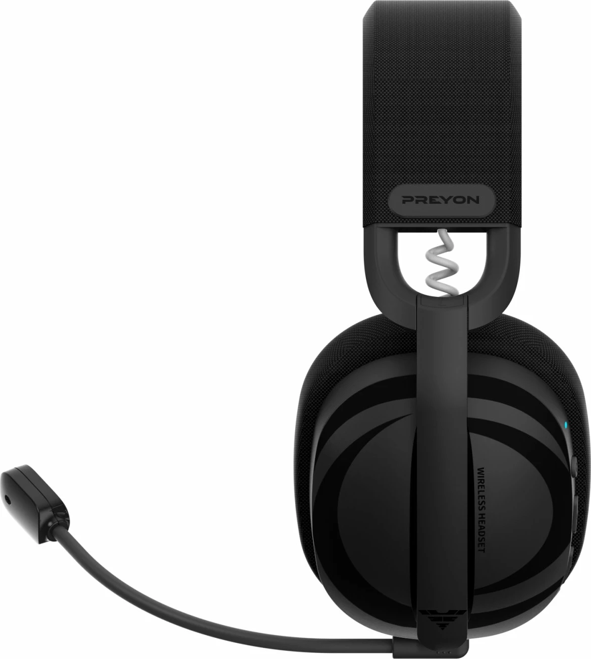 Kufje gaming PREYON Tornado Fly PTF40B, 7.1, Bluetooth 5.2 + wireless 2.4GHz, bateri deri 50h, e zezë