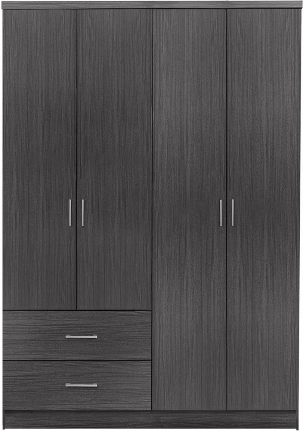 Dollap 4 dyer me 2 sirtarë FH339.01 Zebrano 120x42,5x180,5