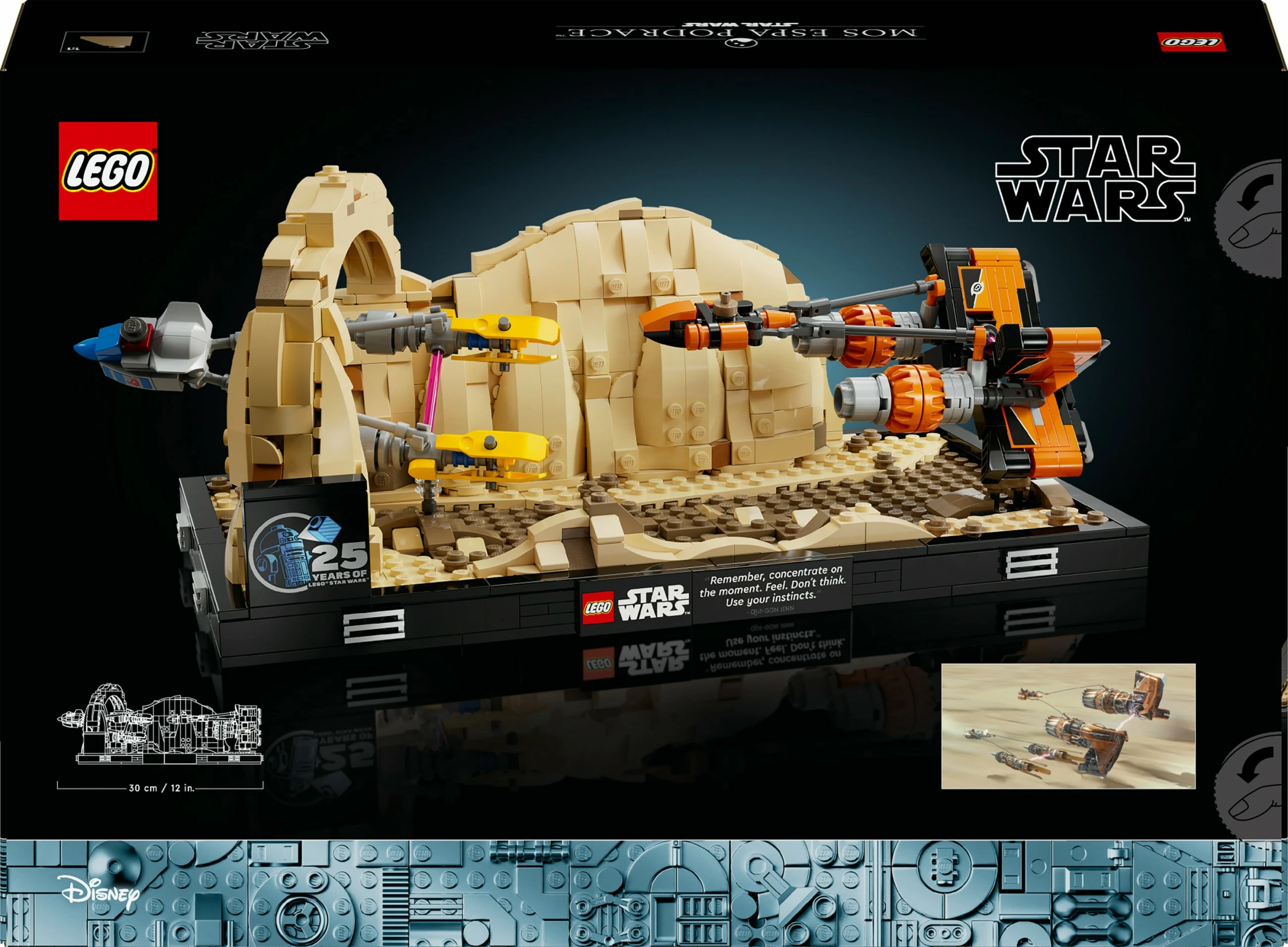 Set ndërtimi LEGO Mos Espa Podrace Diorama, 718 pjesë, shumëngjyrësh