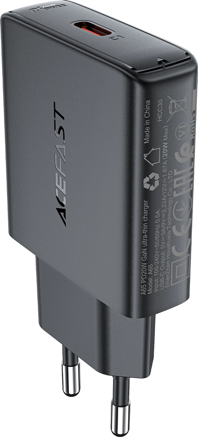 Karikues muri Acefast A65, GaN, 20W, USB-C, i zi