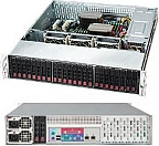 Kasë serveri Supermicro 216BAC-R920LPB, Rack 2U, 24x 2.5" hot-swap, 920W redundant, e zezë