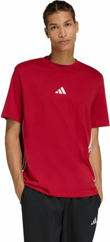 Maicë për meshkuj adidas Essentials 3-Stripes KD4865, e kuqe