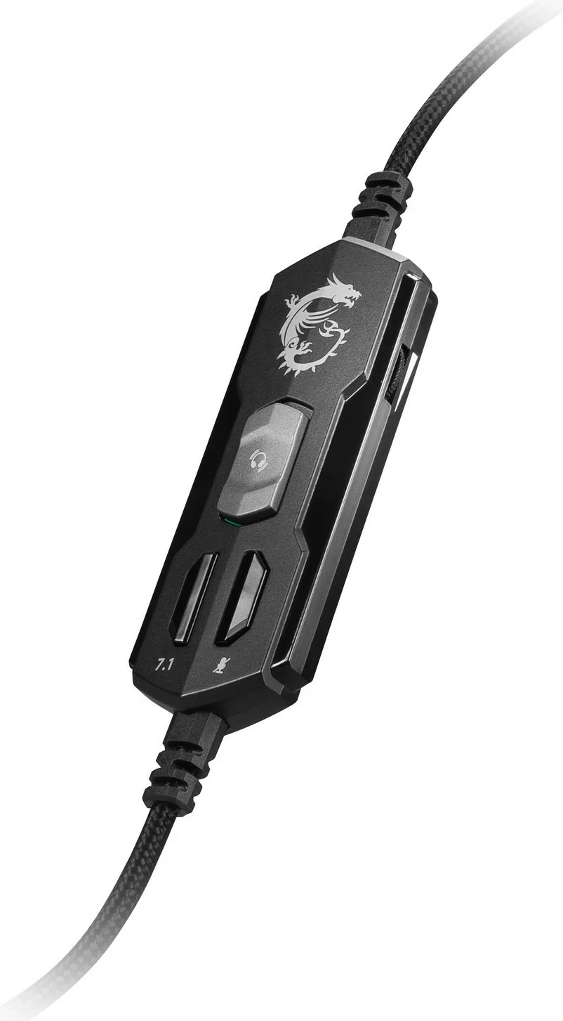 Kufje gaming MSI Immerse GH50, 7.1, USB, të zeza