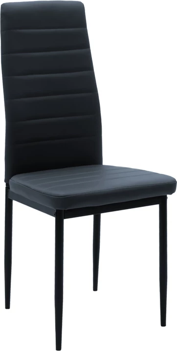 Set tavoline me karrige, Balou-Parker, 5 copë, ngjyrë e zezë-antracit, D120x73cm