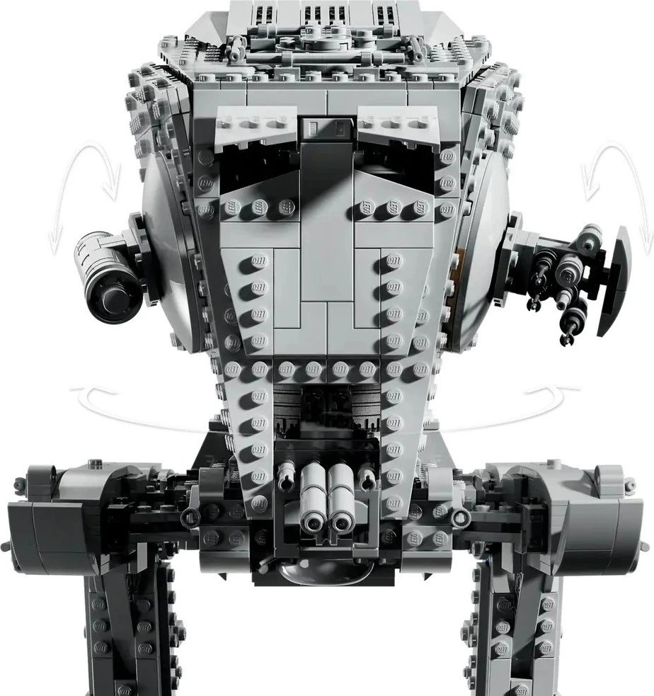 Set LEGO Star Wars AT-ST Walker 75417, për të rritur, me minifigurë, Gri
