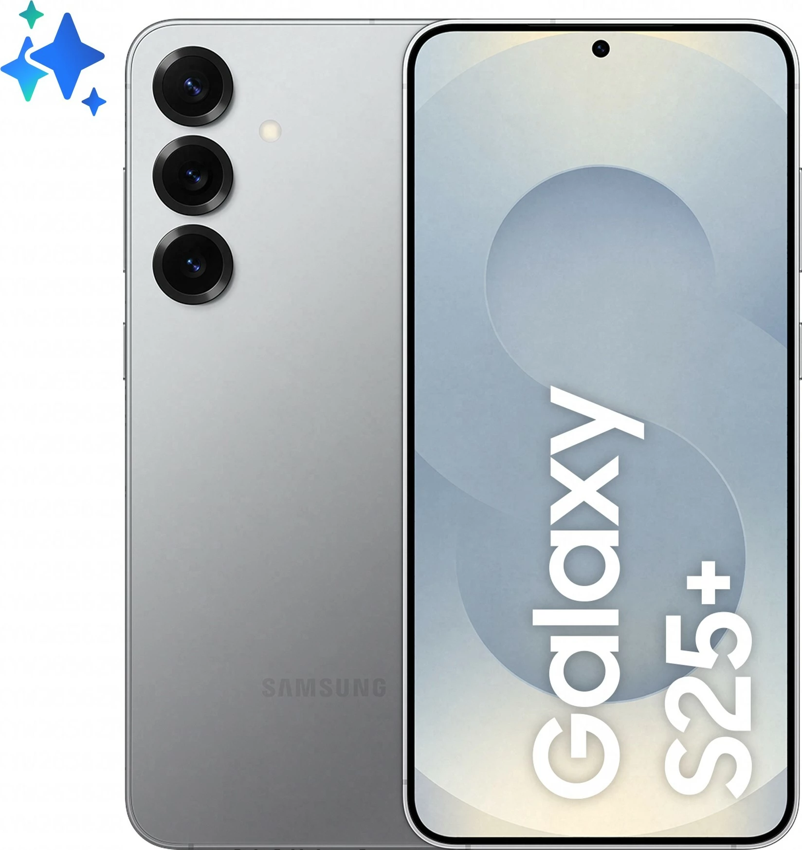 Celular Samsung Galaxy S25+ 6.7", 12+512GB, silver shadow