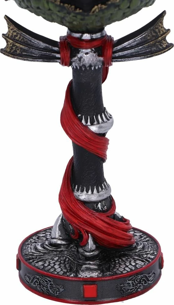 Kupë NEMESIS NOW House of the Dragon Daemon Targaryen 19.5 cm, rrëshirë me insert inox, me kuti dhuratë, e zezë/kuqe