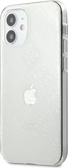 Mbështjellës Guess GUHCP12S3D4GTR për iPhone 12 mini 5.4", transparent