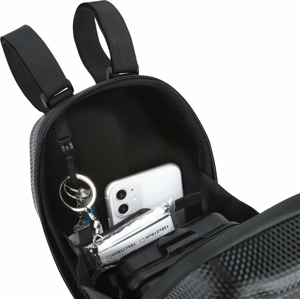 Çantë timoni për trotinet Wozinsky WSB4BK, 3L, EVA, e zezë