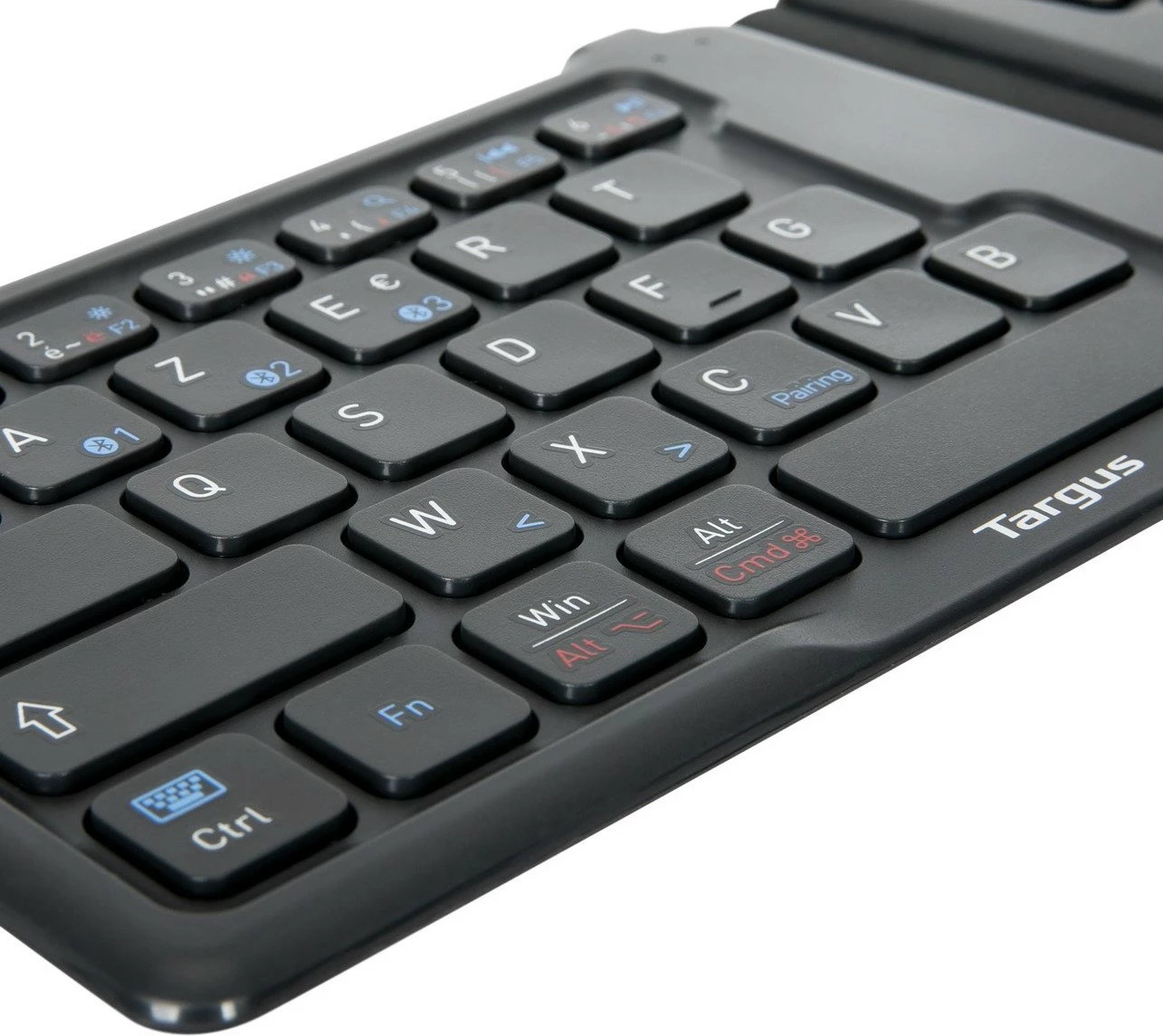 Tastierë portabile Targus Anti Microbial Folding, mini, Bluetooth, AZERTY, e zezë