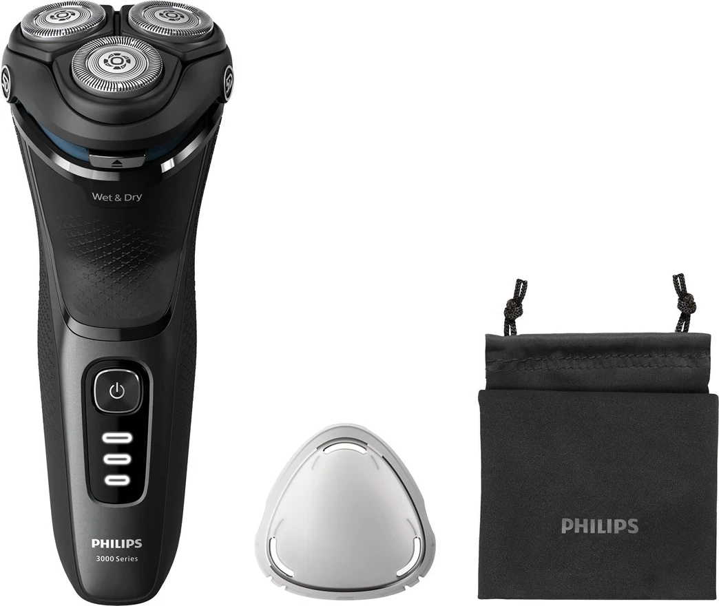 Makinë rroje Philips Shaver 3000 Series S3244/12, Wet & Dry, e zezë