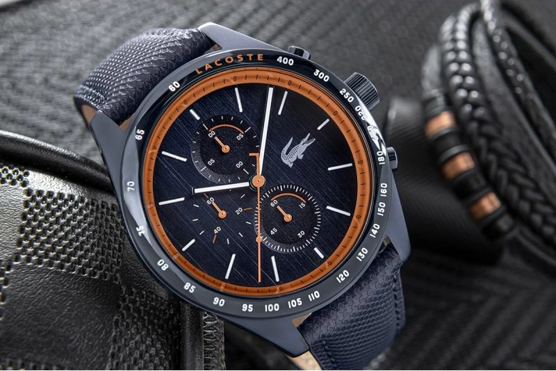 Orë dore për meshkuj Lacoste, navy blue