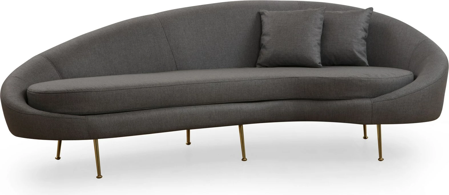 Divan treshe, ngjyrë gri e errët, Atelier del Sofa, Eses