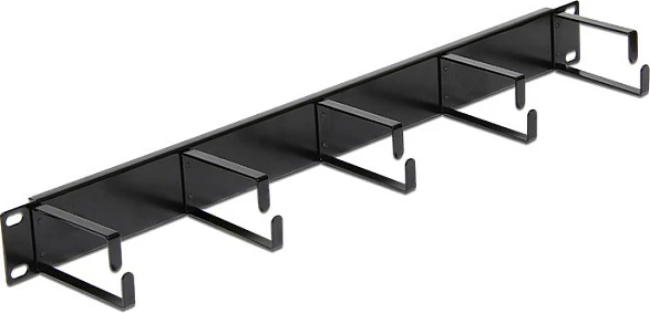 Panel menaxhimi kabllove DeLOCK 42496, 1U, 19", metal, i zi