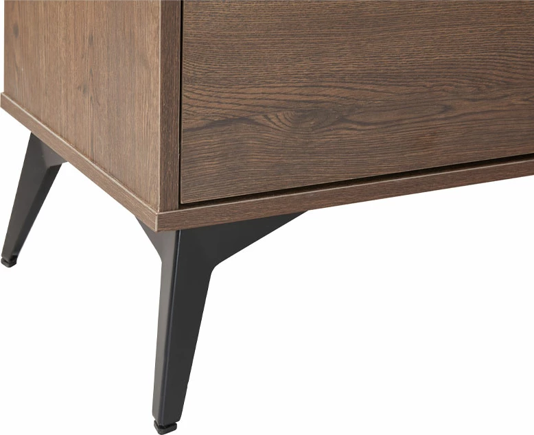 Komodë Nuez me 6 sirtarë, ngjyrë arre, 137x39x83