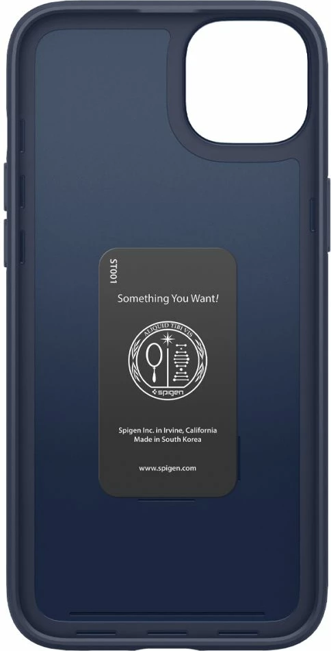 Mbështjellës, Spigen, Thin Fit për iPhone 14 Plus, ultra i hollë 1.55 mm, TPU+PC, blu