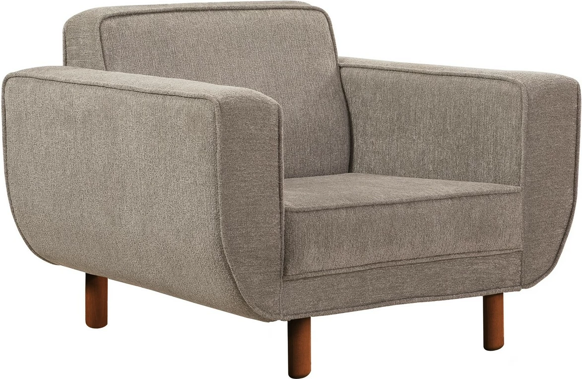 Set divan-krevat Atelier del Sofa, Lorus, ngjyrë arre, gri