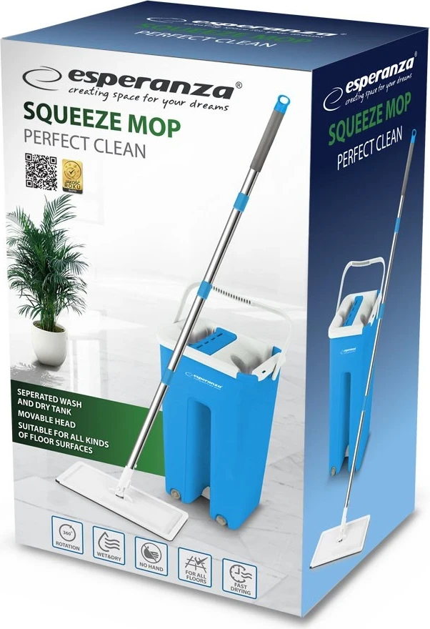 Mop rrotulluese Esperanza EHS004, e kaltër