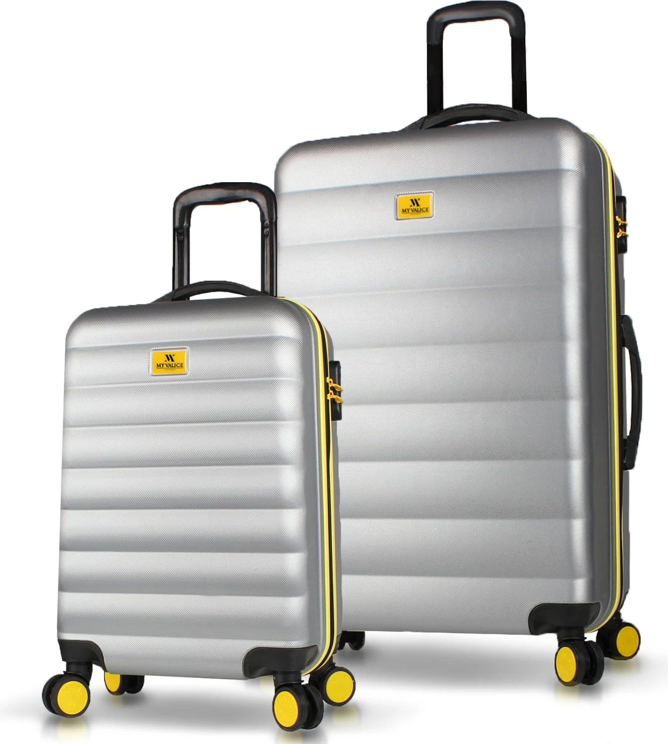 Set valixhesh (2 copë), Zoozie Bags, 6544, ngjyrë gri