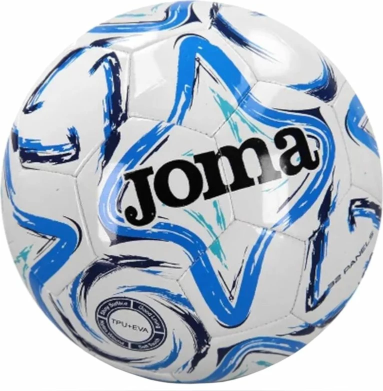 Top futbolli Joma, për femra e meshkuj, të bardhë e blu