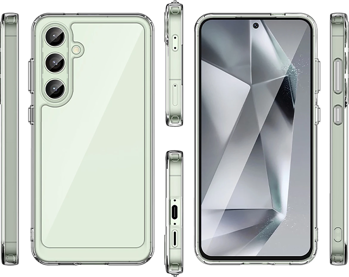 Mbështjellës Hurtel Outer Space Case për Samsung Galaxy S24 FE, Transparent