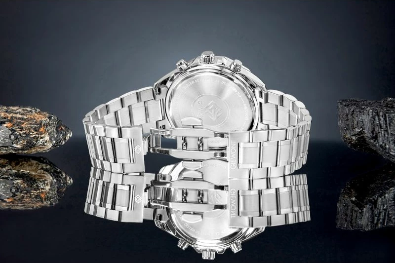 Orë dore për meshkuj Giewont, silver blue