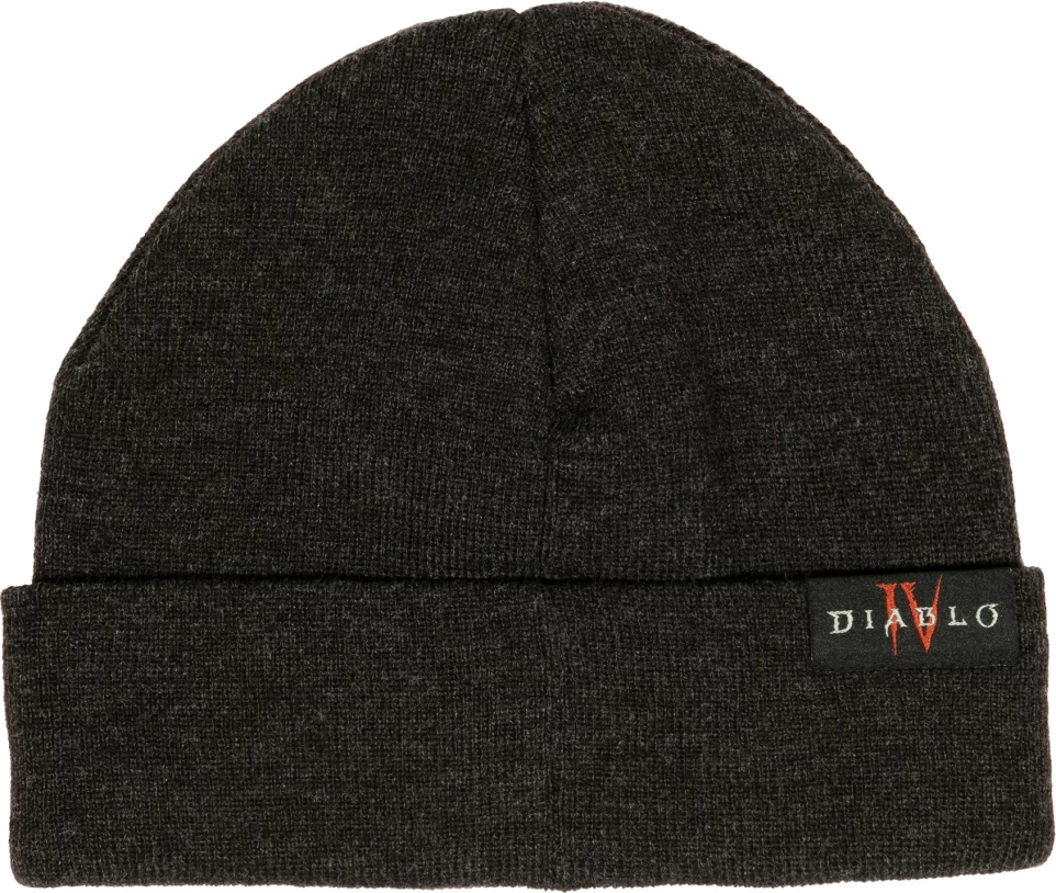 Kapele beanie Jinx Diablo IV Daughter of Hatred, 100% akrilik, universal size, charcoal heather