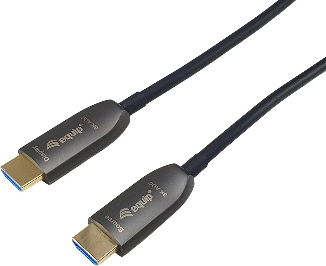 Kabllo HDMI Equip 2.1, 200m, 8K60Hz, HDR, e zezë