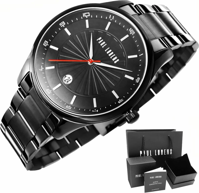 Orë dore për meshkuj Paul Lorens, e zezë