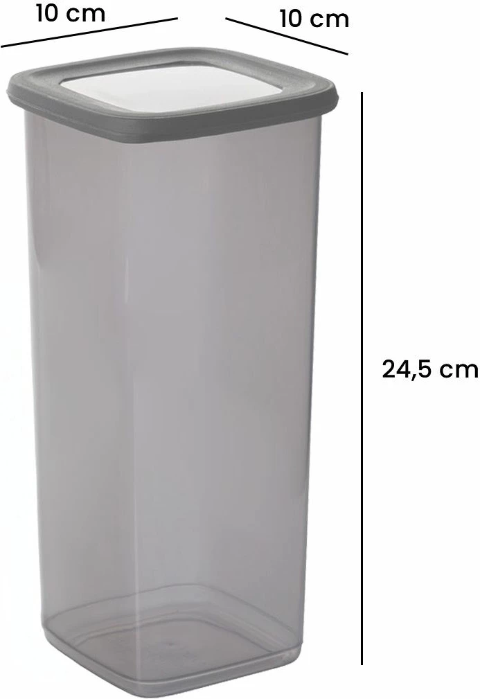 Set kuti për organizim, 24 copë, ngjyrë antracit, BNMPOLYAS24-51217