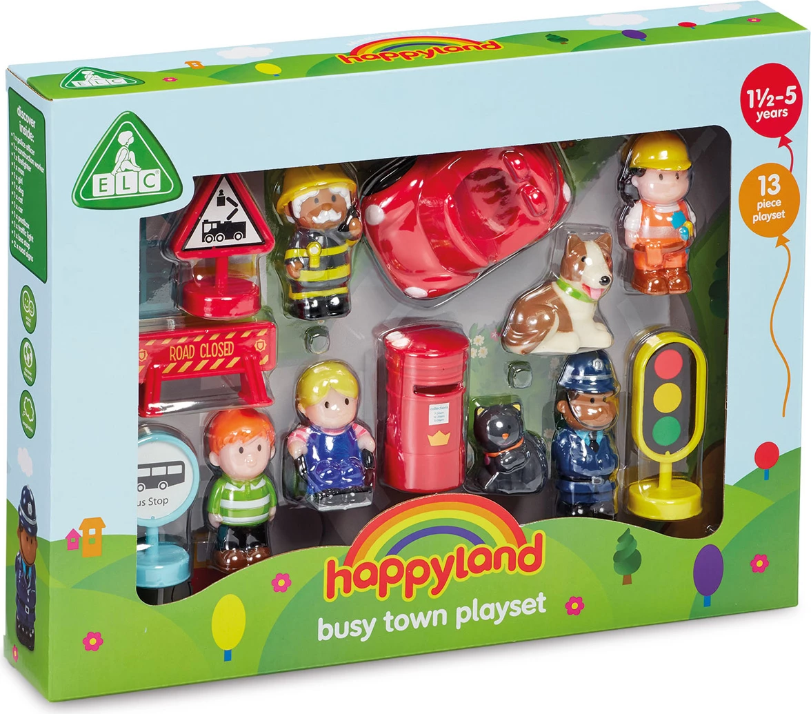 Happyland Busy Town Playset