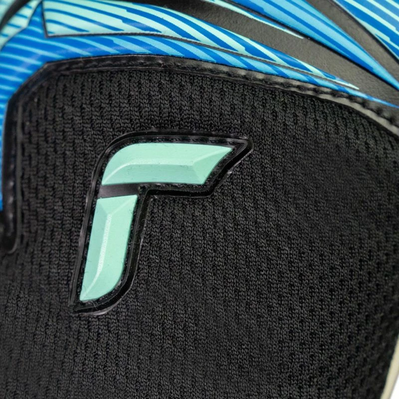 Doreza portieri për fëmijë Reusch Attrakt RE:Grip NC, të kaltra dhe të zeza