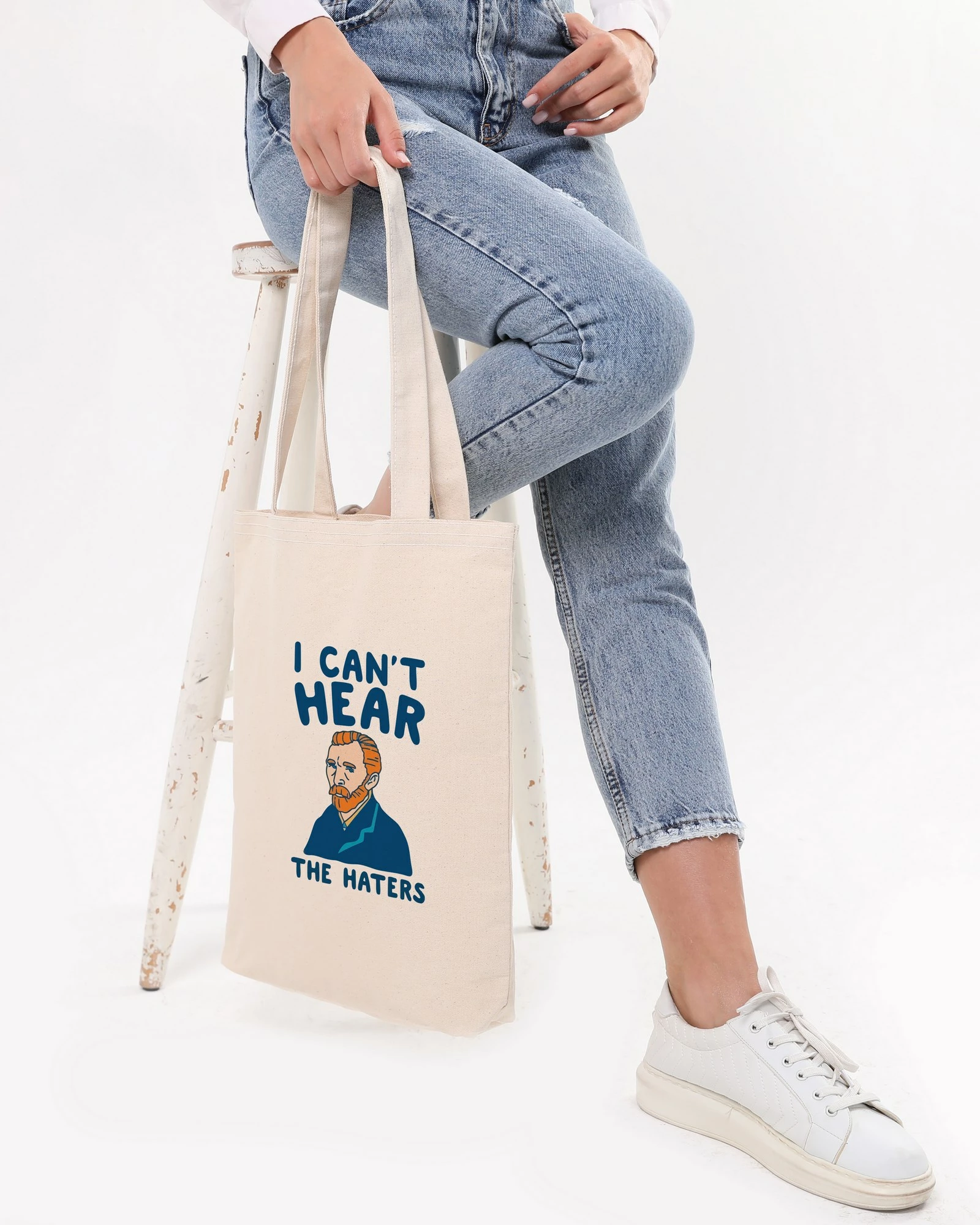 Tote bag Zoozie, krem, 35x40x8cm