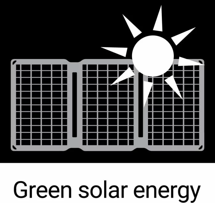 Karikues solar SANDBERG 420-70 21W 2x USB-A, i zi, me 4 karabina