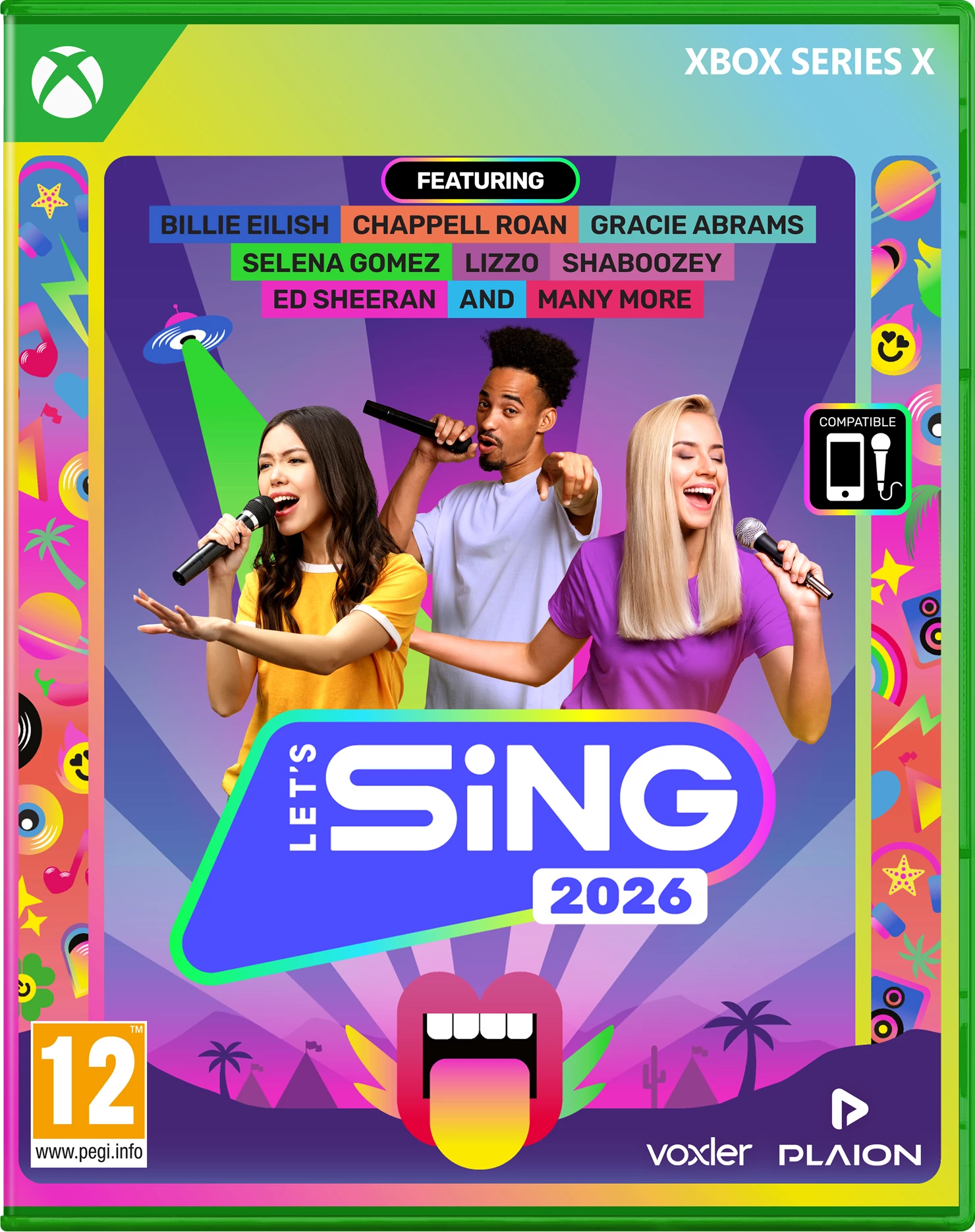 Lojë karaoke Plaion Let’s Sing 2026 për Xbox Series X, PEGI 12