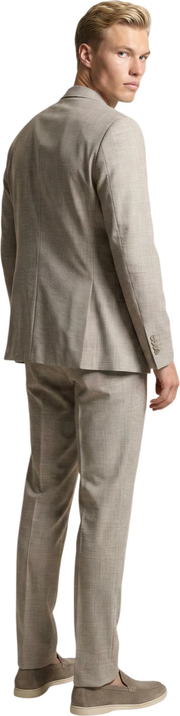 Kostum për meshkuj YOS Tiberio AA-09, bezhë [Madhësia: 5XL]