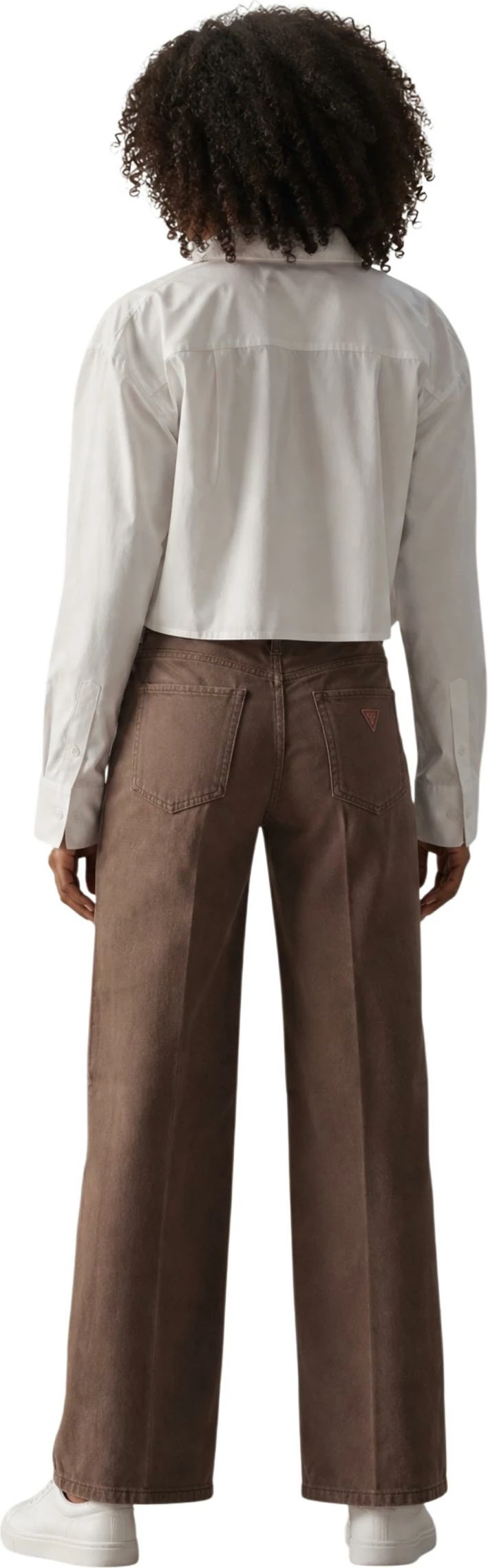 Këmishë e shkurtë për femra Calvin Klein Jeans LV047F104G, e bardhë [Madhësia: S]