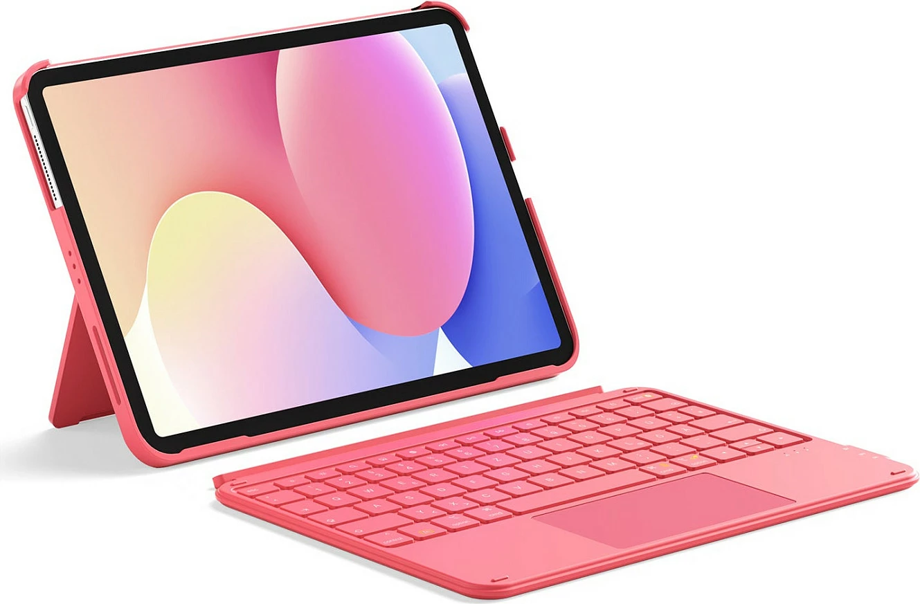 Mbështjellës folio me tastierë Bluetooth inateck për iPad 11"/iPad Air 4/5, QWERTZ, i kuq