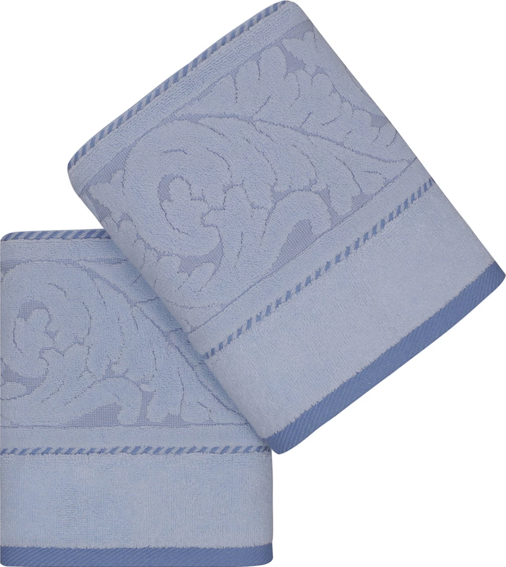 Set peshqirësh për duar (2 copë), Mijölnir, Sultan, ngjyrë kaltër
