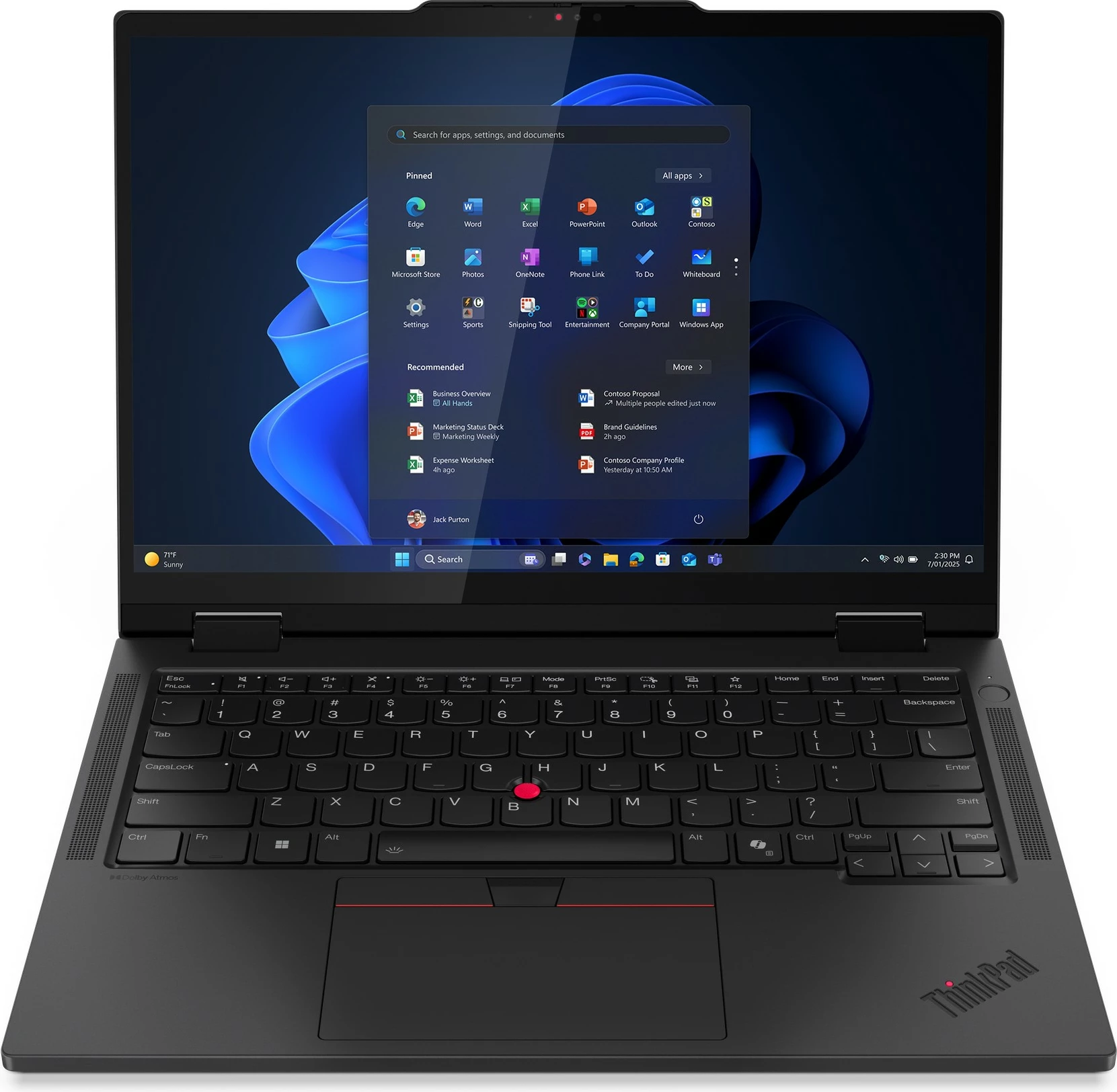 Laptop Lenovo ThinkPad T14s 2-in-1 G1 CU7 255U, 32GB RAM, 1TB SSD, Windows 11 Pro, e zezë