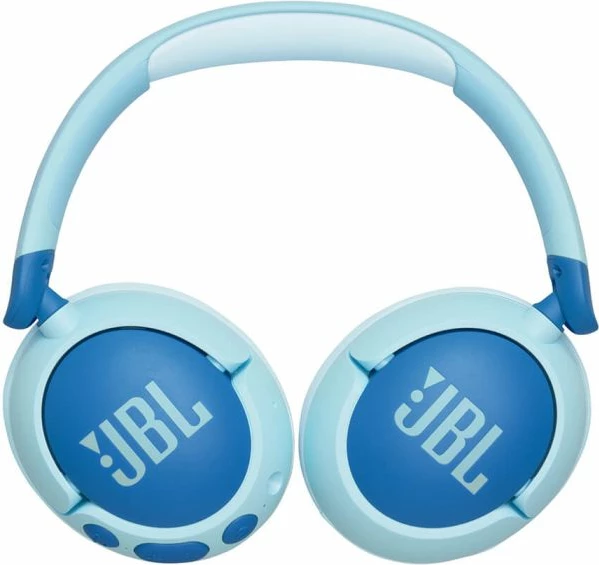 Kufje JBL JR470NC Bluetooth over-ear për fëmijë, ANC, 50 orë bateri, blu