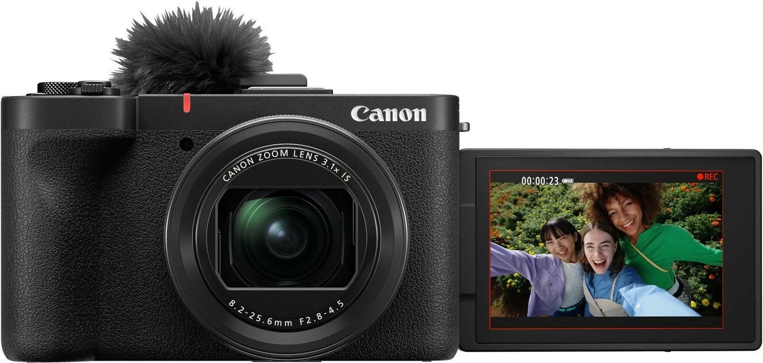 Kamerë kompakte Canon PowerShot V1, 4K, Wi-Fi, Bluetooth, e zezë