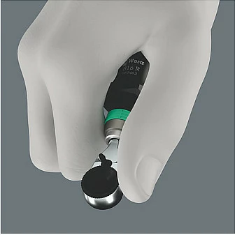 Çelës kriket mini Wera 8011 Zyklop Mini 4, 1/4", 50 mm, gri