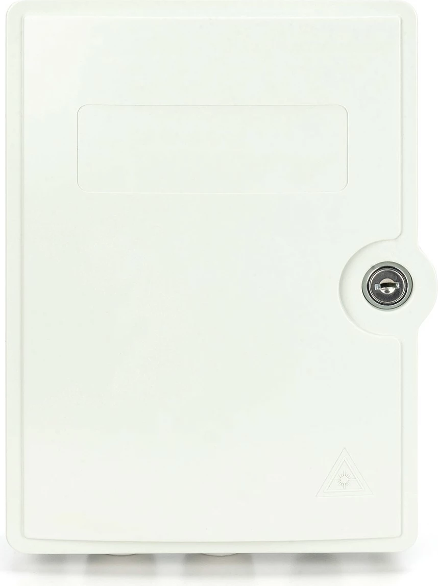 Kuti shpërndarëse fibër optike Digitus, 12 fibra, LC/PC, e bardhë, ABS